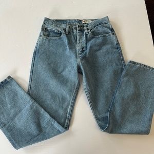 WRANGLER Regular Fit Medium Wash Jeans 30x30 - Rise 11" Was it 14" across